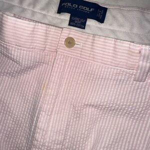 Polo by Ralph Lauren Pink Seersucker Shorts